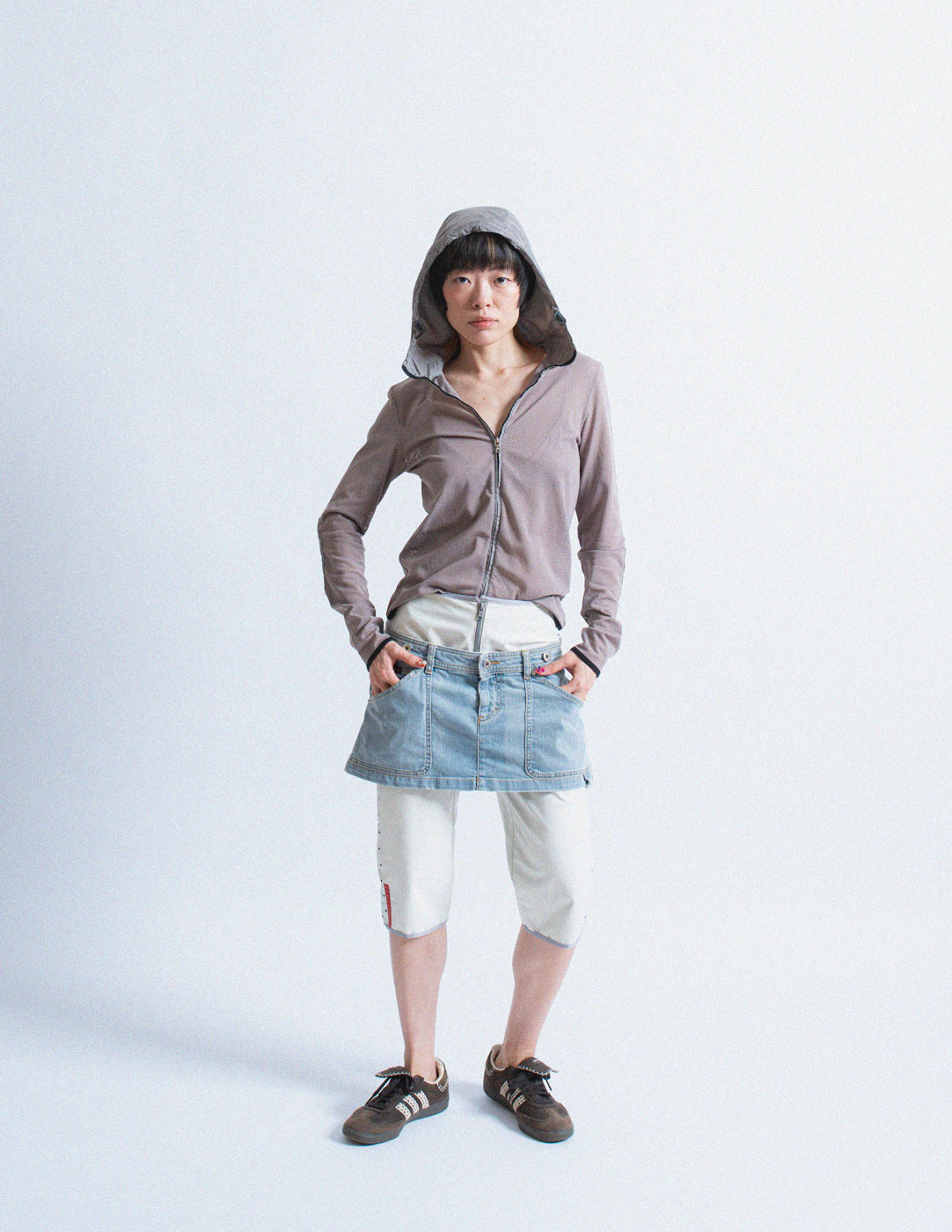 D&G denim mini skirt