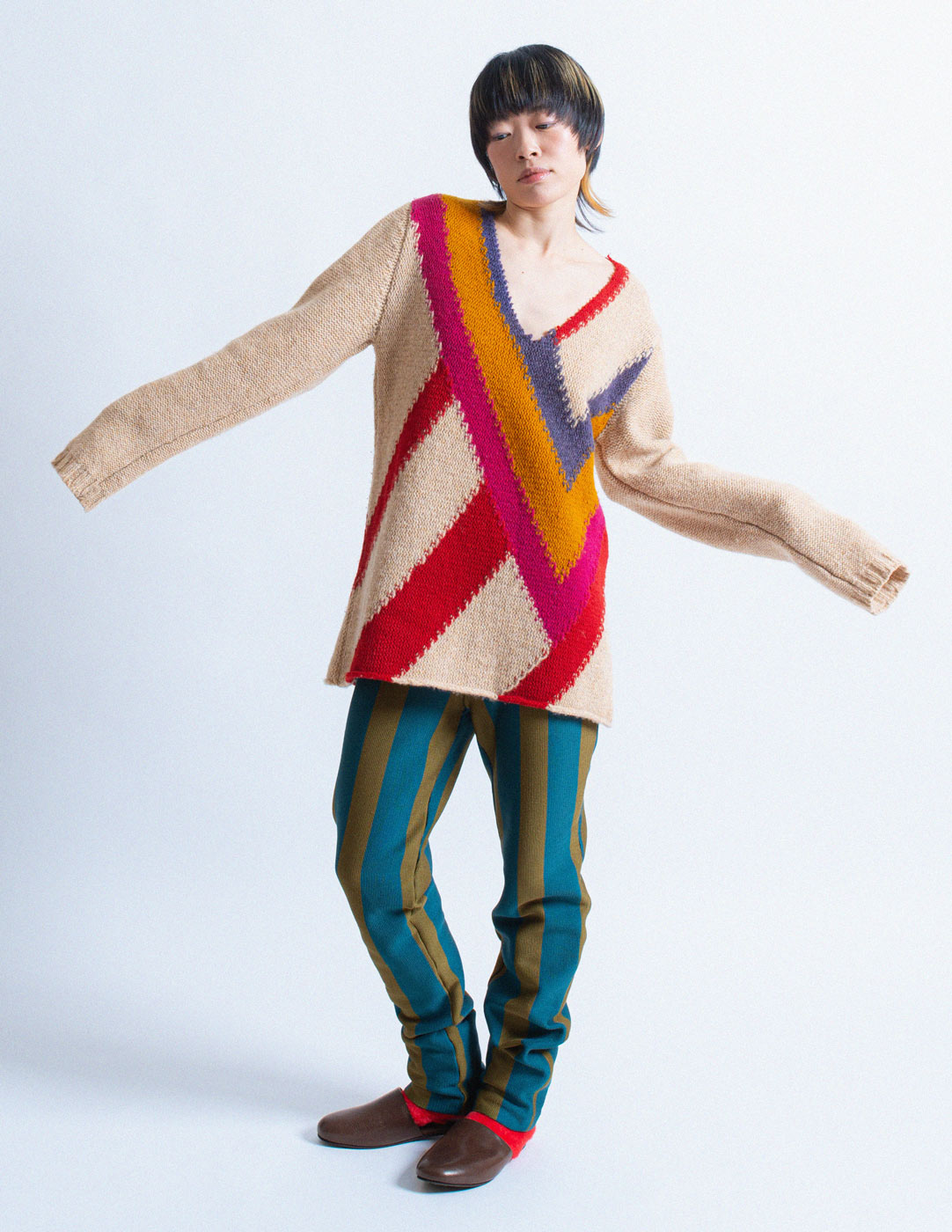 Dries Van Noten v-neck wool sweater