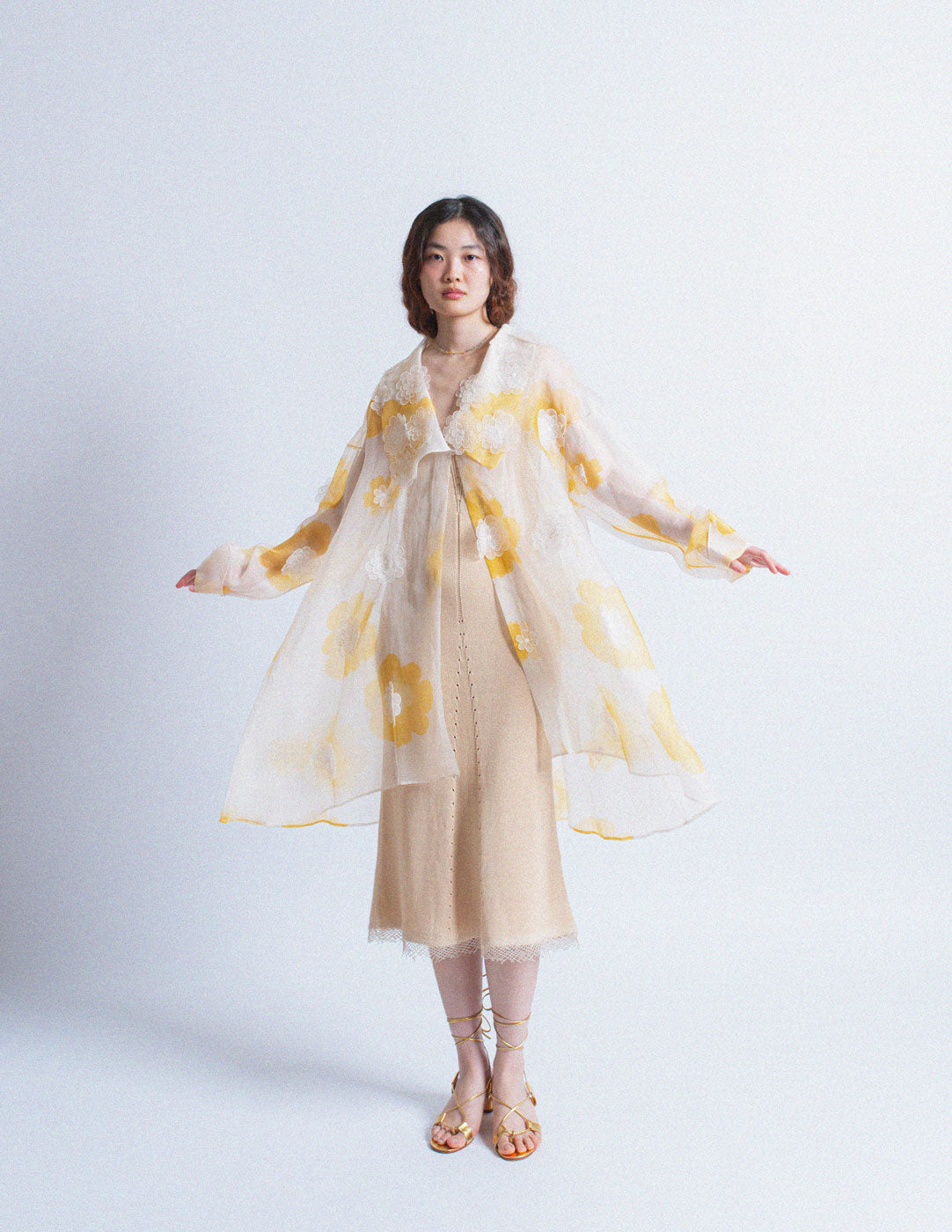 Gianfranco Ferré vintage beige backless knit dress