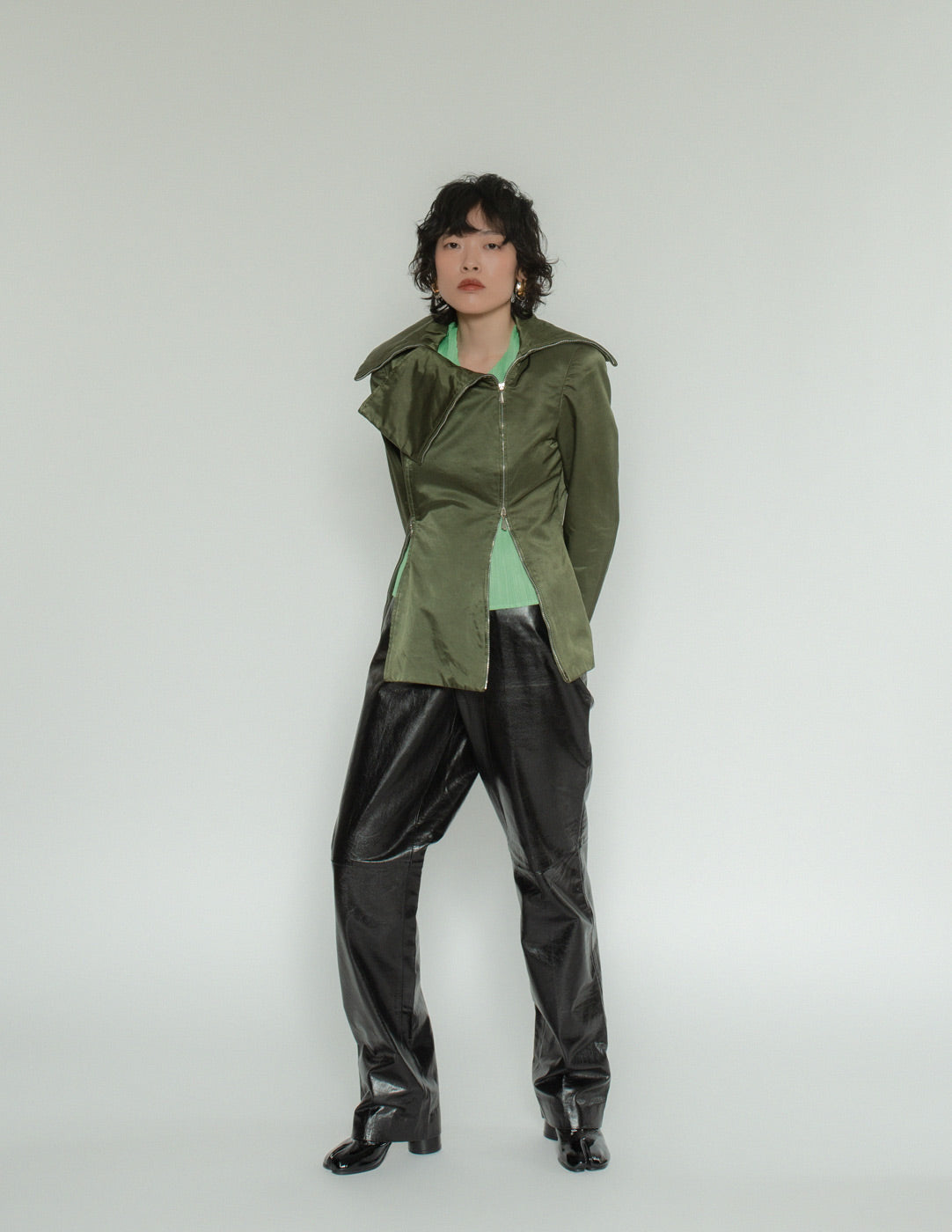 Claude Montana vintage multi-zipper jacket