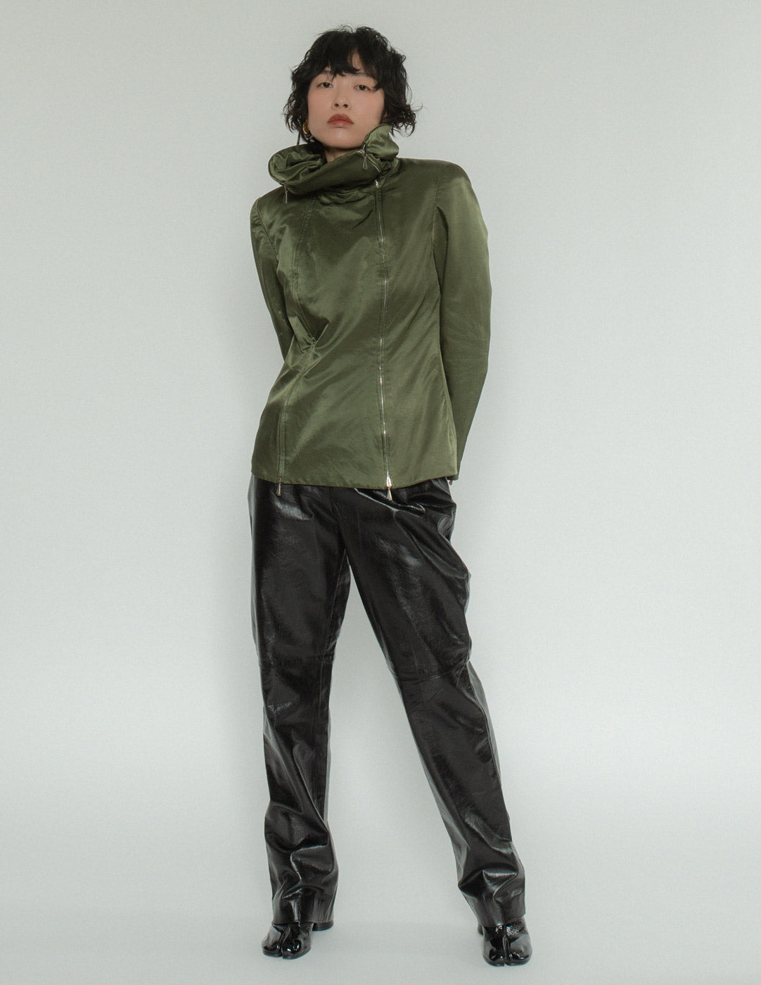 Claude Montana vintage multi-zipper jacket