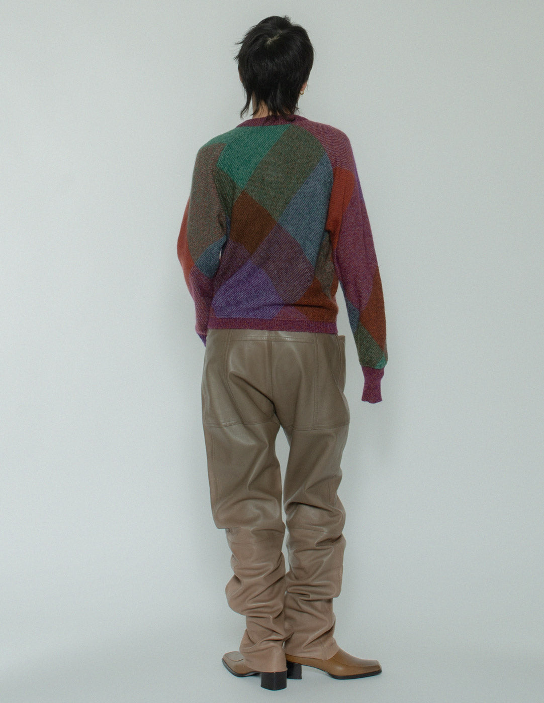 Missoni vintage mohair wool crewneck sweater back