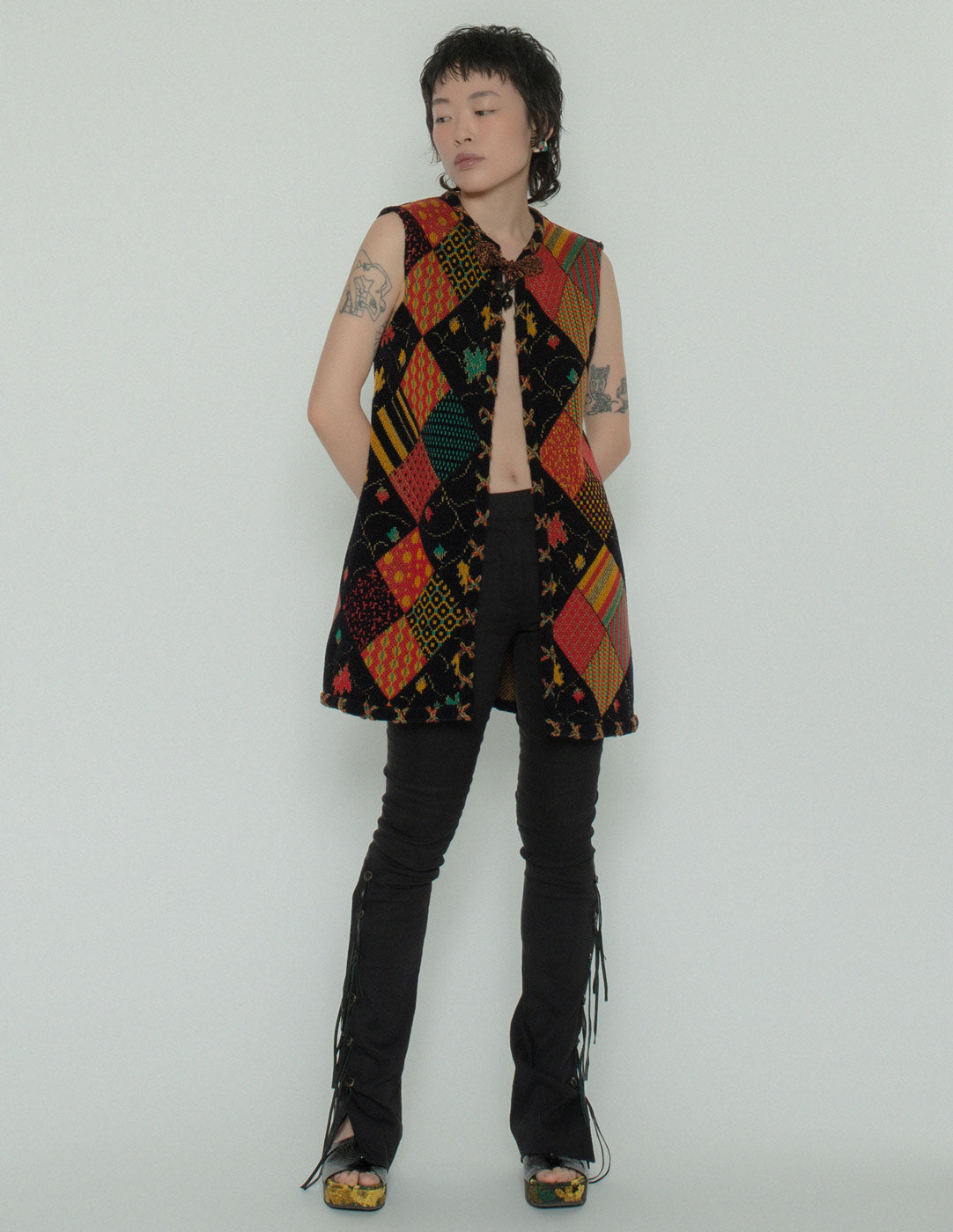 Emanuel Ungaro vintage holiday knit vest