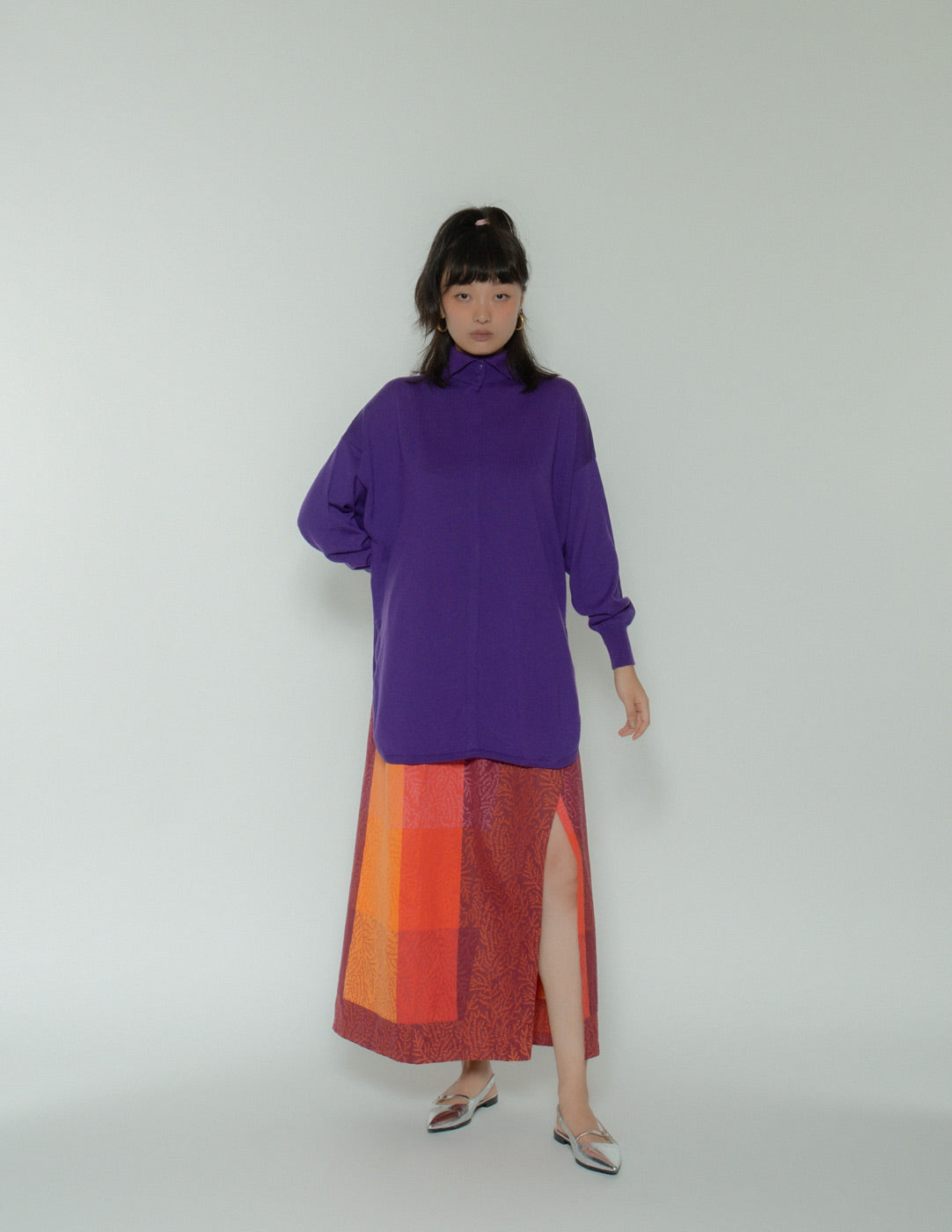 Gianni Versace vintage purple wool sweater