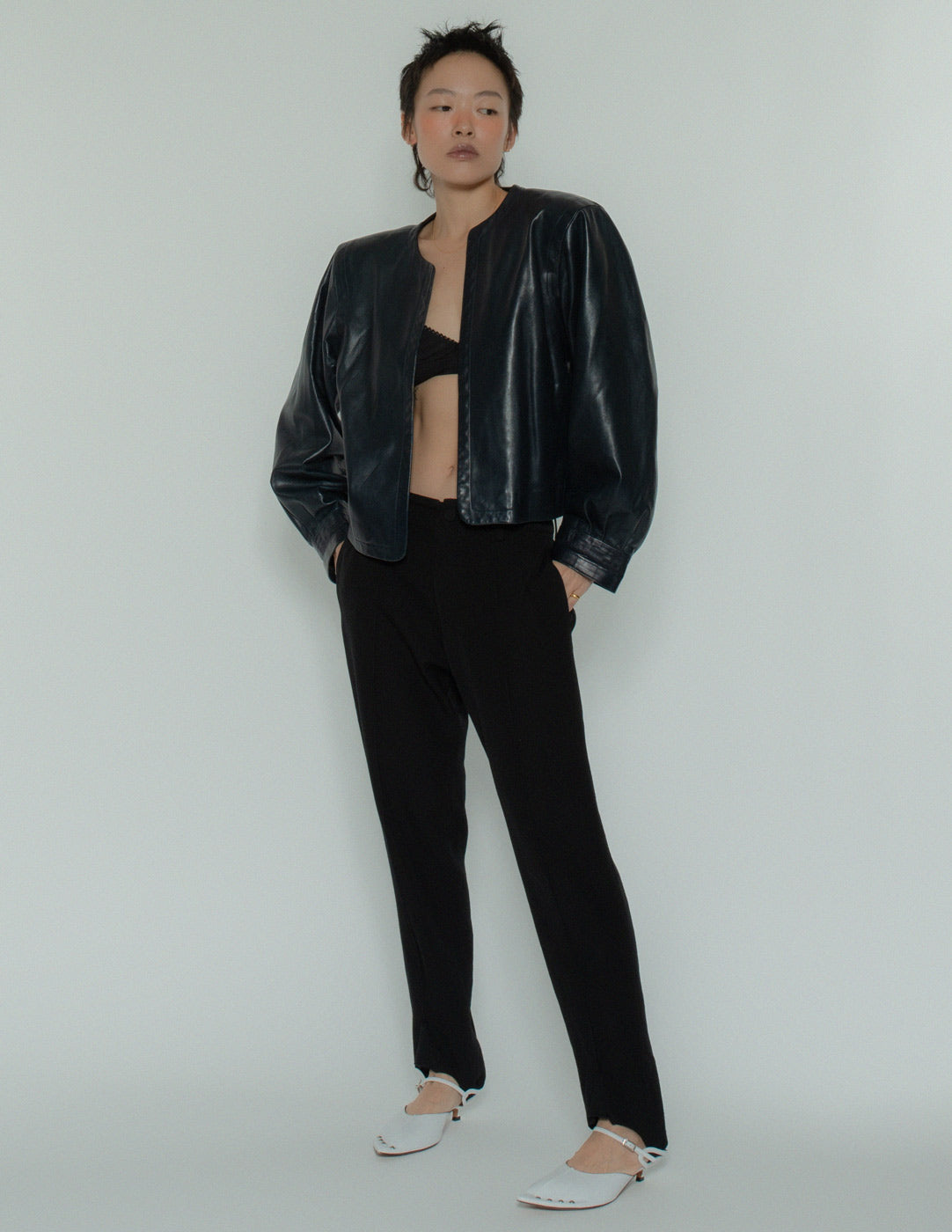 Yohji Yamamoto vintage wool stirrup riding trousers