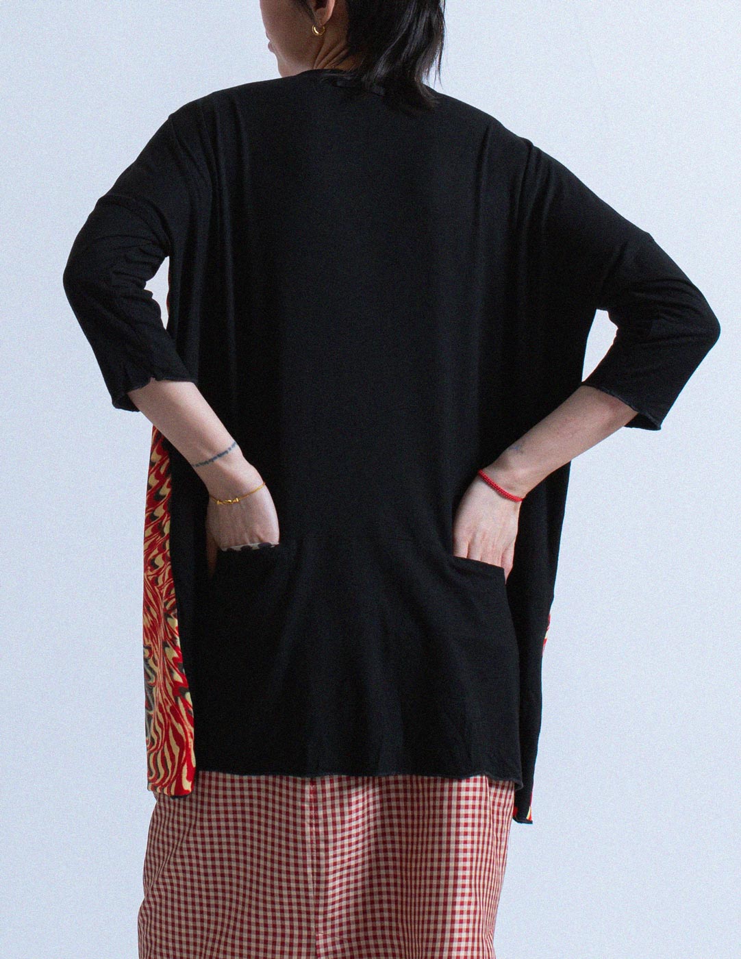 Jean Paul Gaultier vintage Amour au Soleil print top back detail