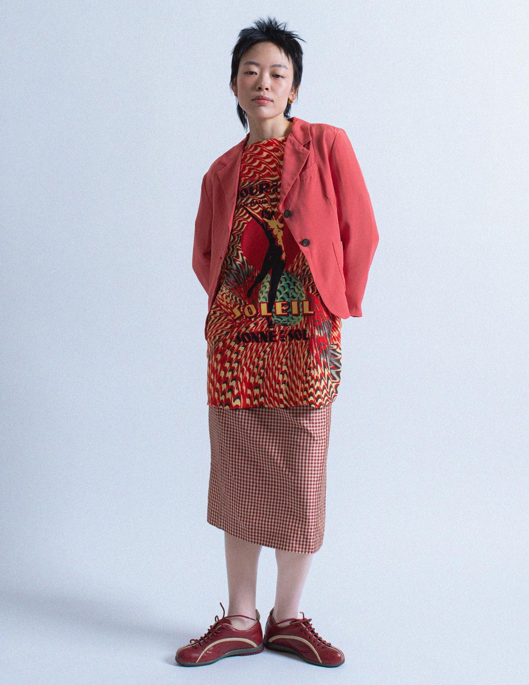 Miu Miu vintage cropped silk blazer