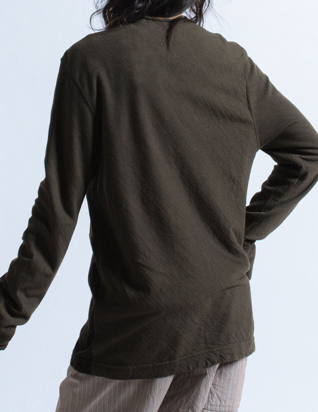 Comme des Garçons Homme vintage deep tonal block wool zip up jacket back detail