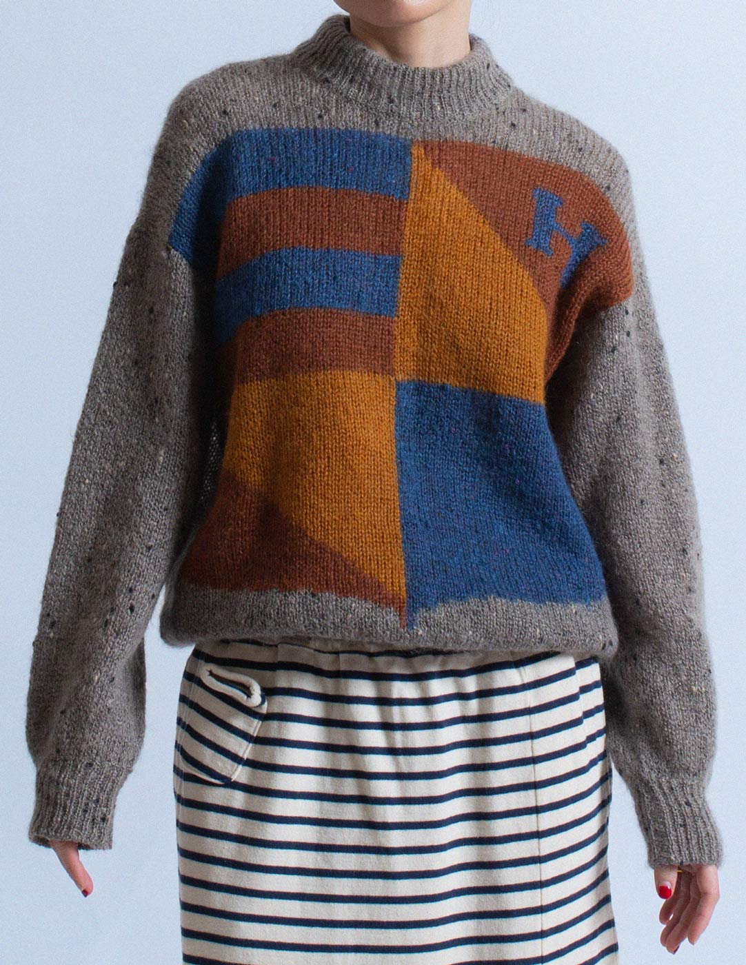 vintage H sweater