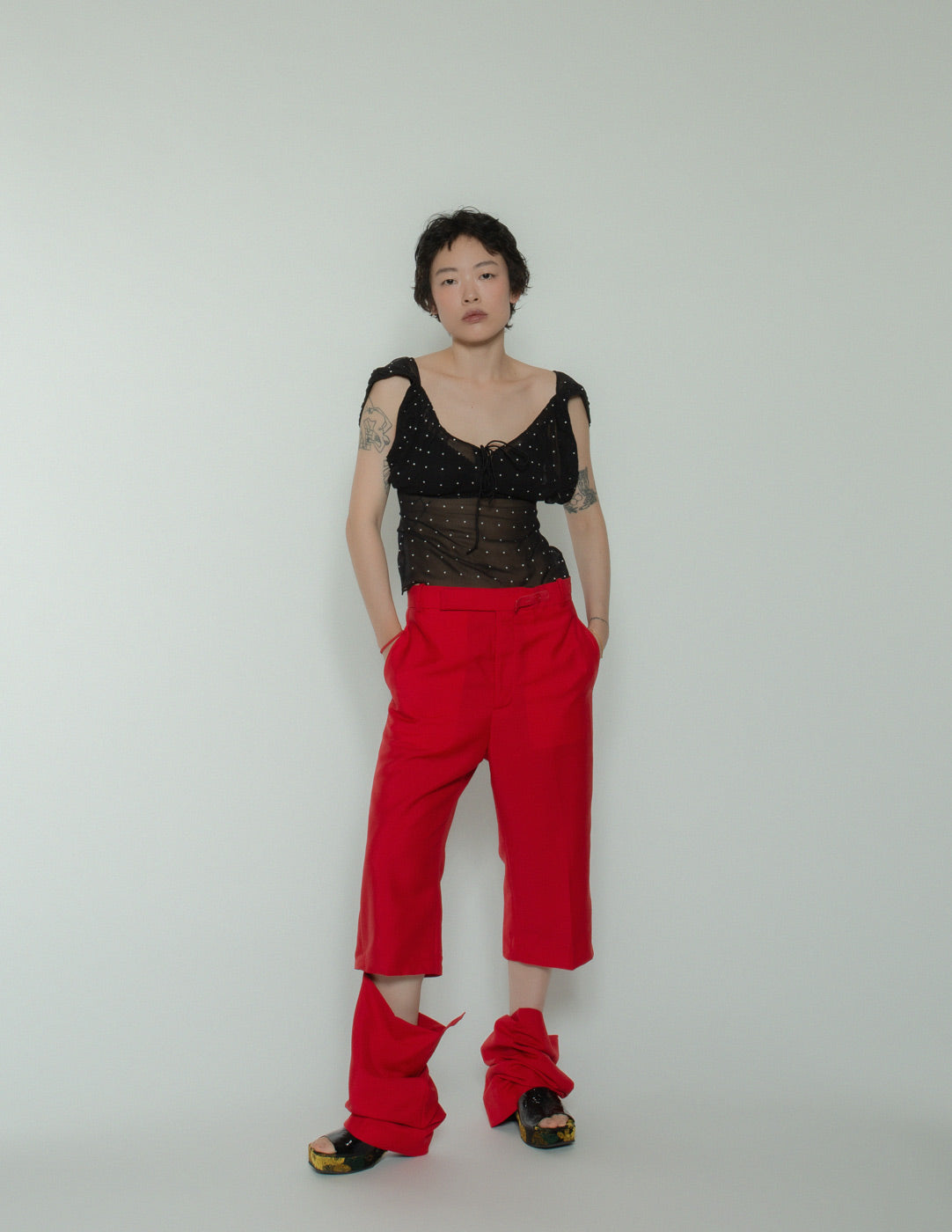 パンツ CELINE | JUDE TUX PANTS IN WOOL AND MOHAIR CELINE JUDE TUX PANTS IN WOOL AND MOHAIR