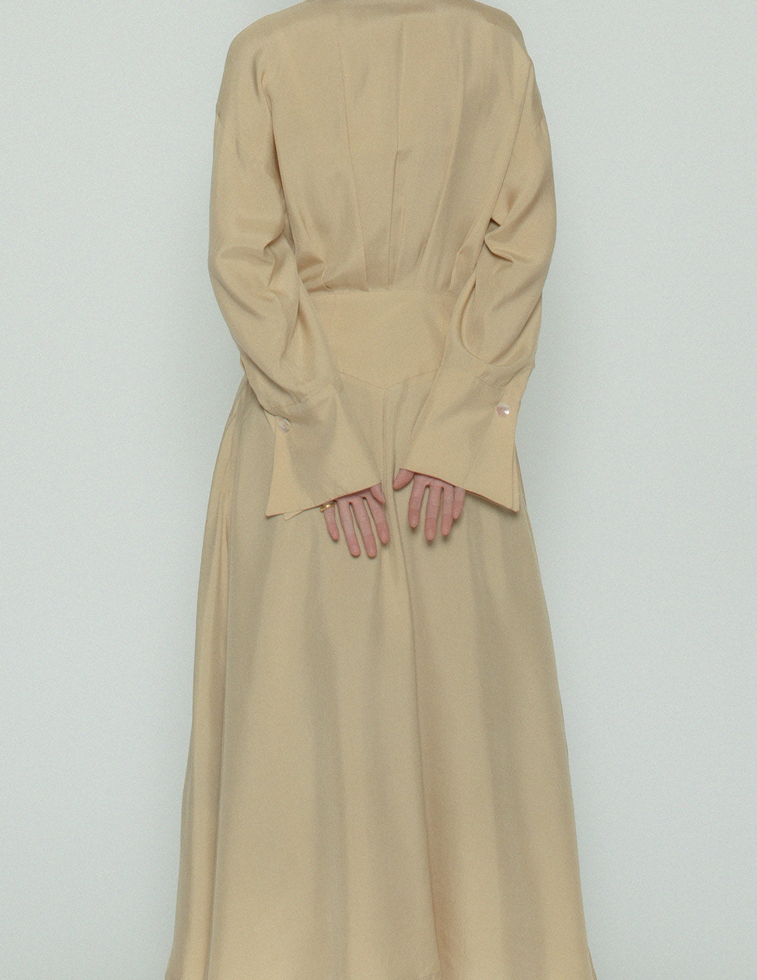 Emmanuelle Khanh vintage buttoned shirt dress back detail