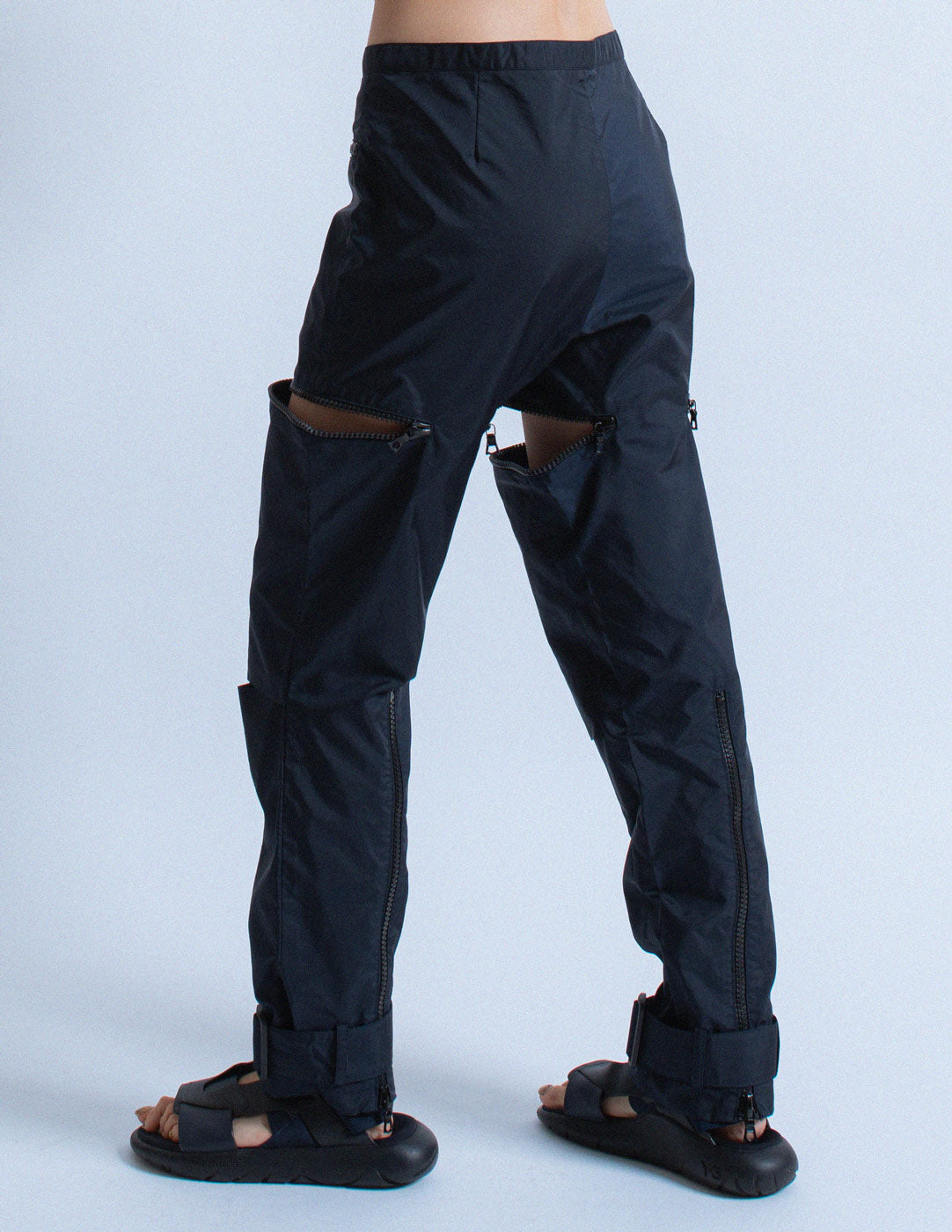 Miu Miu convertible nylon track pants side detail