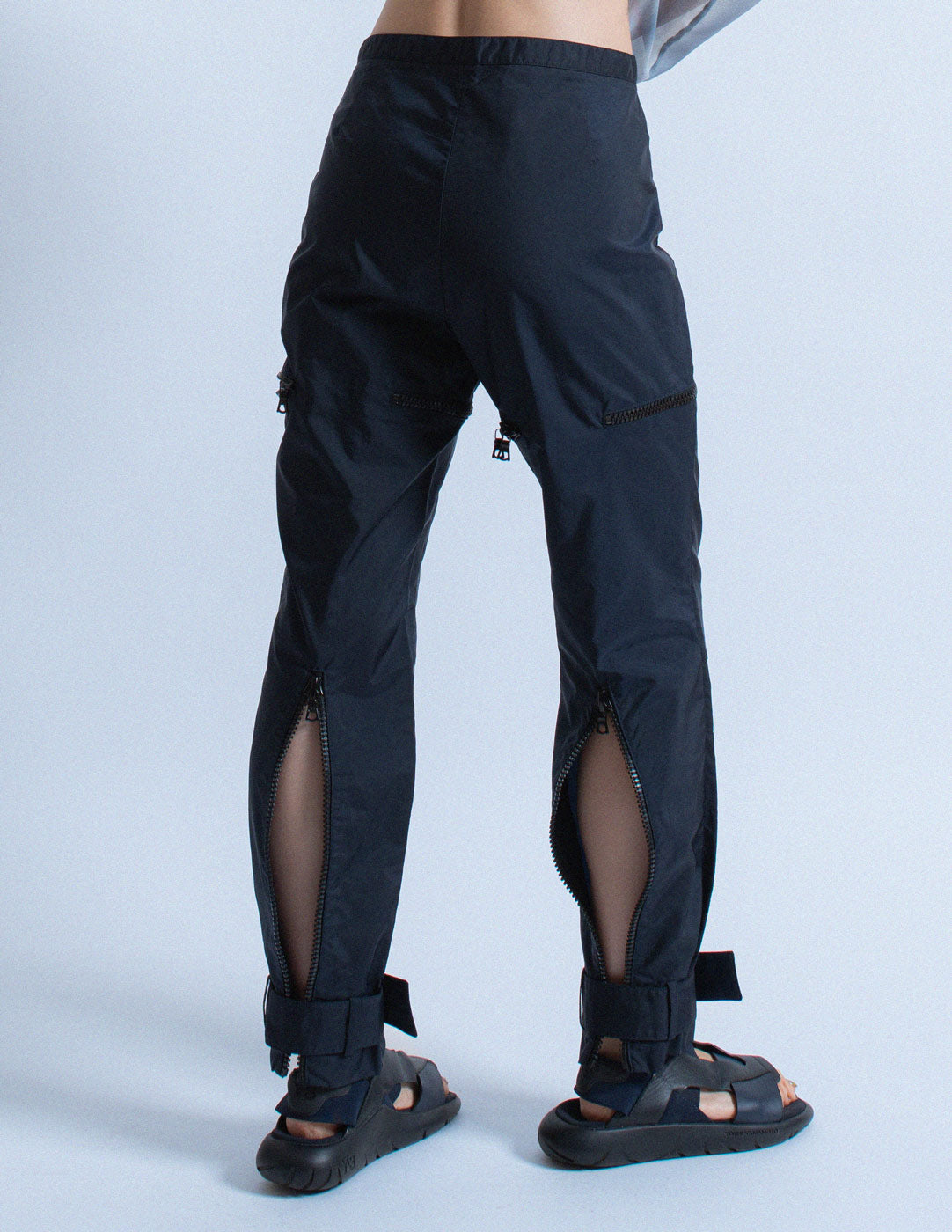 Miu Miu convertible nylon track pants back detail